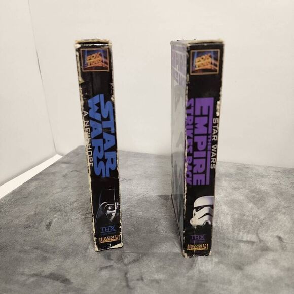 Star Wars - A New Hope & The Empire Strikes Back Fox Video VHS Release - Picture 2 of 5